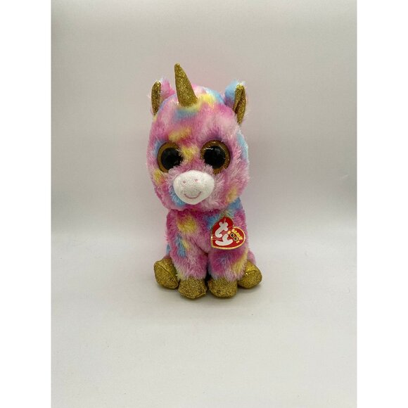 2018 TY Beanie Boo "Fantasia" Unicorn Plush - Picture 1 of 9